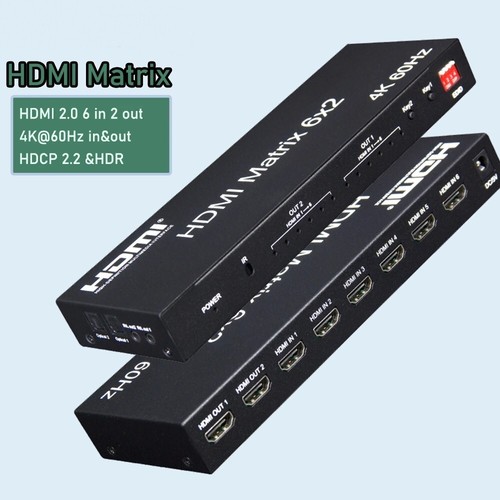 60hz 6x2 hdmi matrix - 6x2,