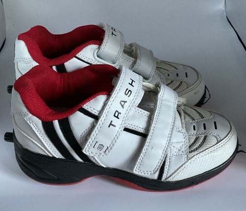 Boys roller trainers white - roller, white/red