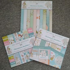 CHRISTMAS BUDDIES Paper Boutique Festive Card Making Kit 8"x 8" Pads A4 Inserts