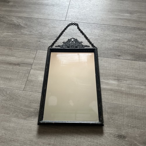 Vintage rectangular metal wall - metal,