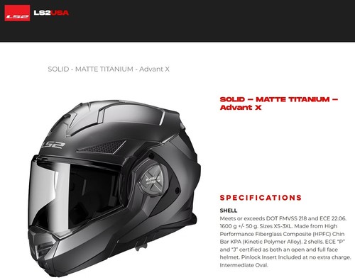Ls2 advant 180º rotating - x,