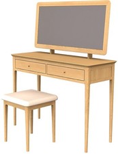 Danbury oak dressing table - table, set