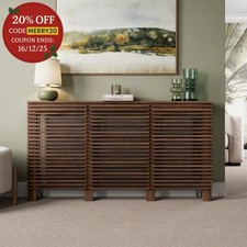 Radiator Cover Walnut Modern