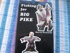 Fishing for Big Pike-Barrie Rickards & Ray Webb 2nd edition 1979 hardback VG+
