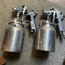 Paint Spraying Guns. Aluminium Paint Spraying Canisters.