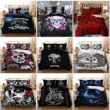 Gothic Skull Duvet Quilt Cover