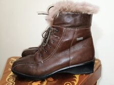 Romika waterproof leather boots brown size EU 39