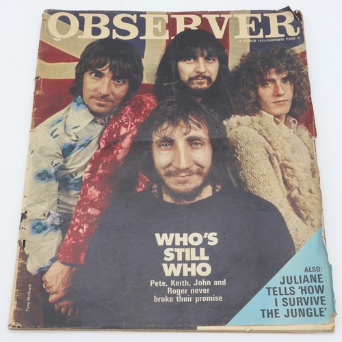 Observer magazine the who - observer,
