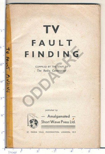 Fault finding television - fault,