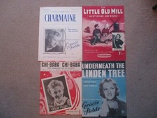 Gracie Fields 4 x Sheet Music