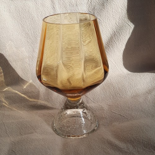 Vintage mid century amber - mid,