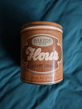 Vintage Bakers Brand Flour Tin
