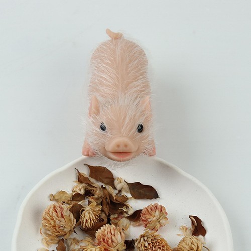 Miniature reborn pig toy - miniature,
