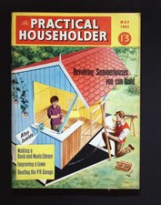 The Practical Householder May 1961 Revolving Summerhouses Lawn Library DIY