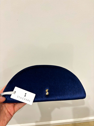 Stackers navy velvet half - stackers,