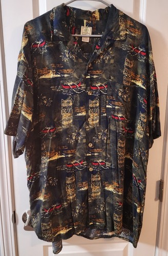 Morro bay mens large hawaiian - bay,