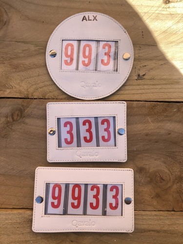 Dressage bridle number holders - dressage,