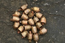 Vintage Indian Tin Bells Rustic Chime Jingle Bell Cow Bells For Crafts Decor