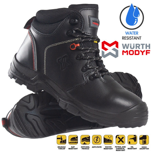 Mens safety boots leather - mens,