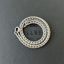 Authentic genuine Trollbeads sterling silver 925 foxtail bracelet 15cm