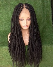 Frontal Goddess Locs with Curly end. Boho Goddess Locs. Faux Locs, Dreadlocks.