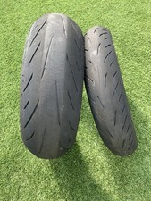 Bridgestone Battlax S22 Pair 120/70 200/55 ZR17. Part Worn Tyres fit BMW S1000RR