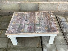 handmade rustic wooden table