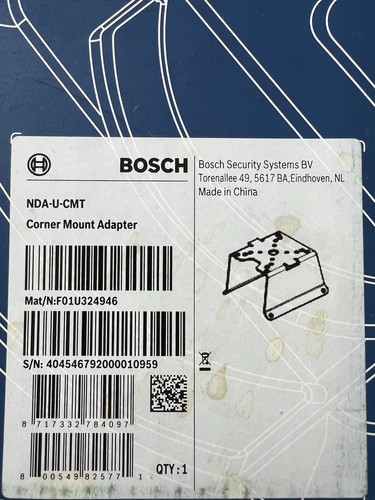 Bosch nda cmt corner - nda-u-cmt, mount