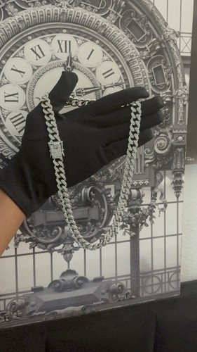 Silver iced out - iced, miami