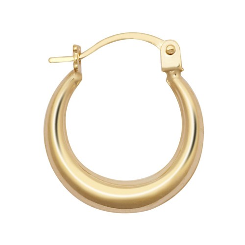 Creole earrings 9ct yellow - creole,