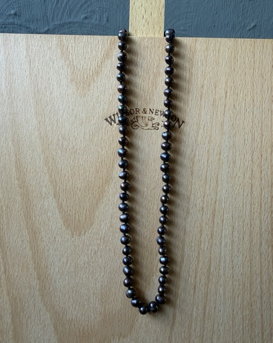 Black baroque pearl beaded - pearl,