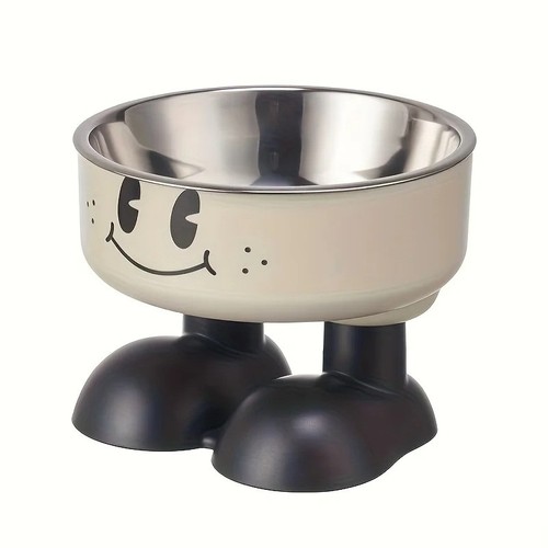 Raised dog cat feeding bowl - raised,