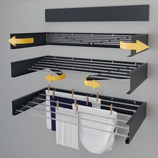Wall Mounted Clothes Hanger Foldable Towel Rack   | Hot Flow - Glide