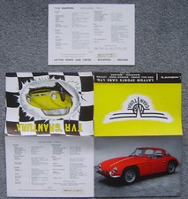TVR Grantura C Spec Original UK Sales Brochure and Spec sheet Circa 1957-58