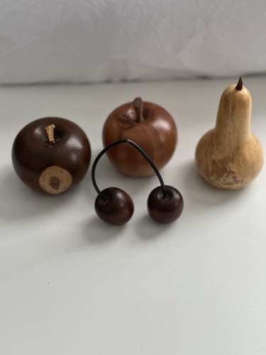 Vintage hand turned - hand, wooden