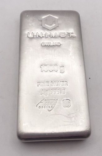 1000g unimet 999 fine silver - fine,
