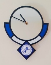 Millwall Mirror Clock Unique Item Brand New 9 Inch X 7 Inch. Ideal Gift 