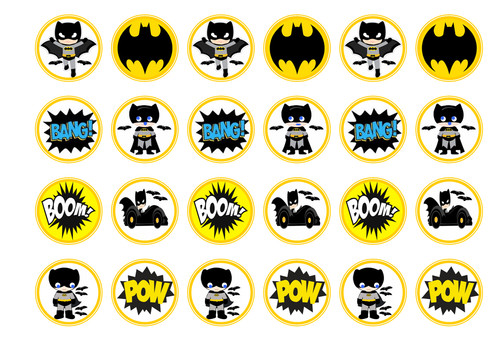 Edible bat man style - edible,