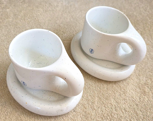 White grey speckled - white,