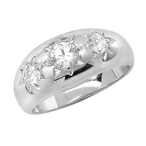 Sterling silver gypsy ring - gypsy,