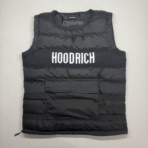 Hoodrich black puffer gilet - hoodrich,