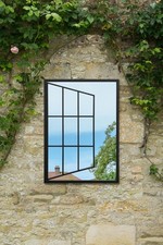 Mirroroutlet black metal open - mirroroutlet,