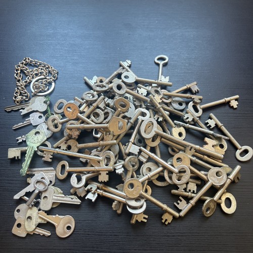 Old vintage keys box - old, cabinet