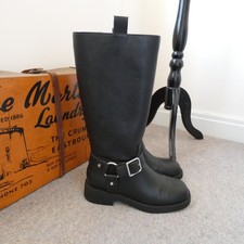 Long Biker Boots Knee High