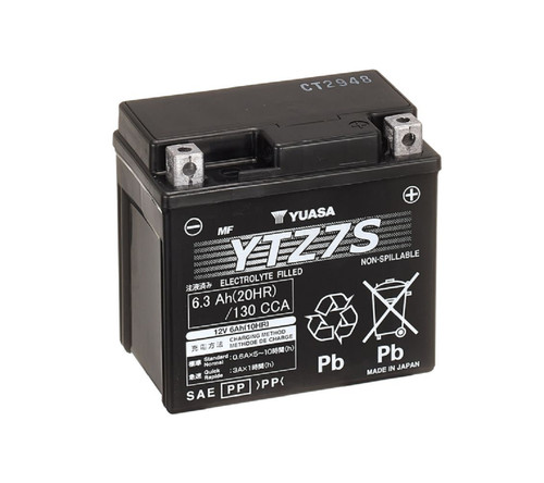 Yuasa battery ytz7s fit - to,
