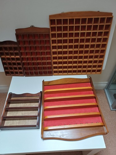 Thimble display cases - cases, x5