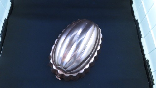 Vintage brass fluted oval - vintage,