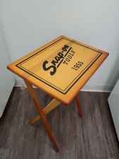 Snap On Tools Snack Table Wood TV Bed Slide Under Couch Dinner Tray Coffee NEW!!