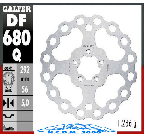 Galfer brake disc front cubiq - disc,