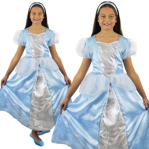 Girls cinderella blue princess - girls,